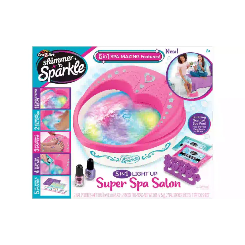 مجموعة مستحضرات التجميل للأطفال Cra-Z-Art Light Up Super Spa Salon (65628CRA)