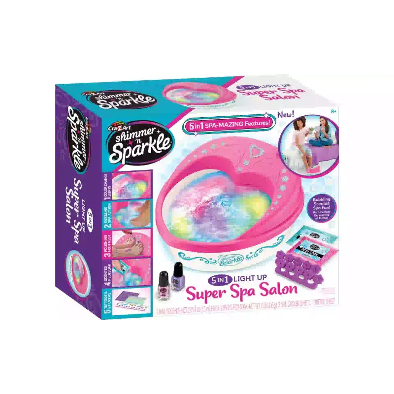 مجموعة مستحضرات التجميل للأطفال Cra-Z-Art Light Up Super Spa Salon (65628CRA)
