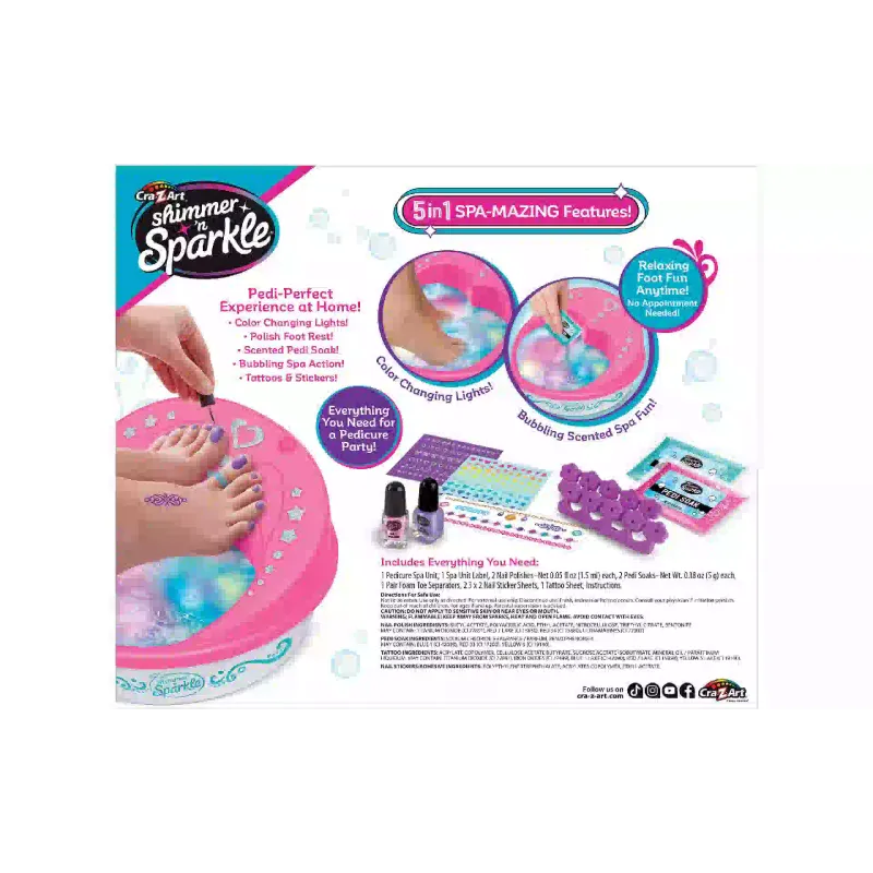 مجموعة مستحضرات التجميل للأطفال Cra-Z-Art Light Up Super Spa Salon (65628CRA)