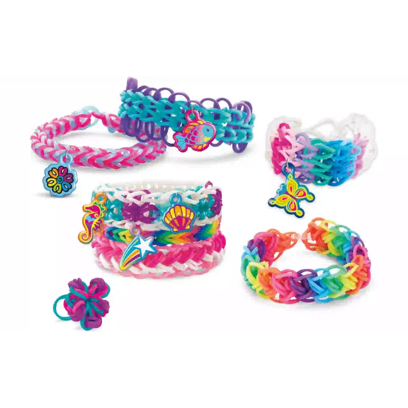 Karkötőkészítő készlet Cra-Z-Art Charm Loom Studio Mermaid and Unicorn (17350CRA)