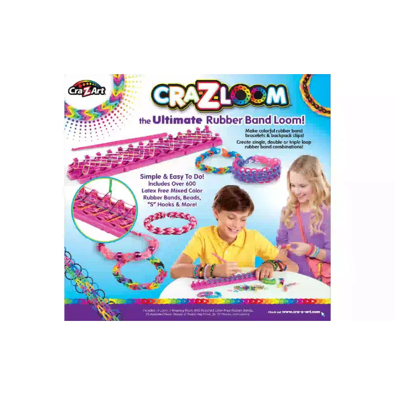 Набір для виготовлення браслетів Cra-Z-Art Ultimate Rubber Band Loom (19128CRA)