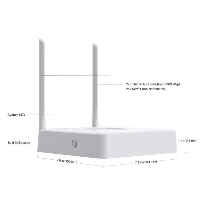 مسجل فيديو TP-Link (Vigi NVR1108H-W)