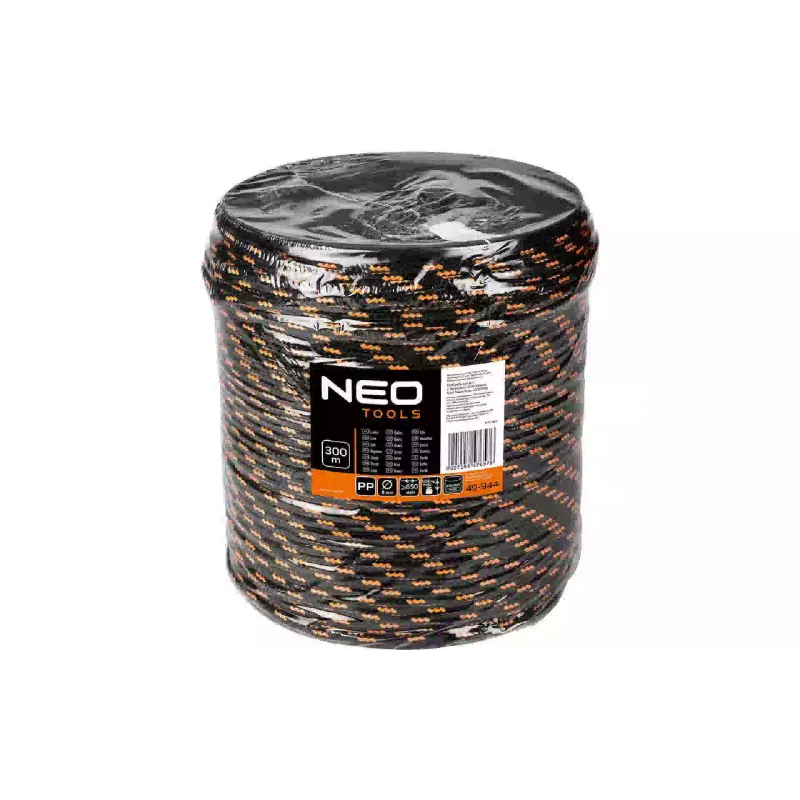 Шнур плетений Neo Tools (49-944), 8 мм, 300 м