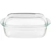 Baking dish with lid Ardesto Black Mars (AR2409BGB), 33 x 19 x 13 cm, Transparent