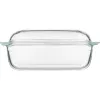 Baking dish with lid Ardesto Black Mars (AR2409BGB), 33 x 19 x 13 cm, Transparent