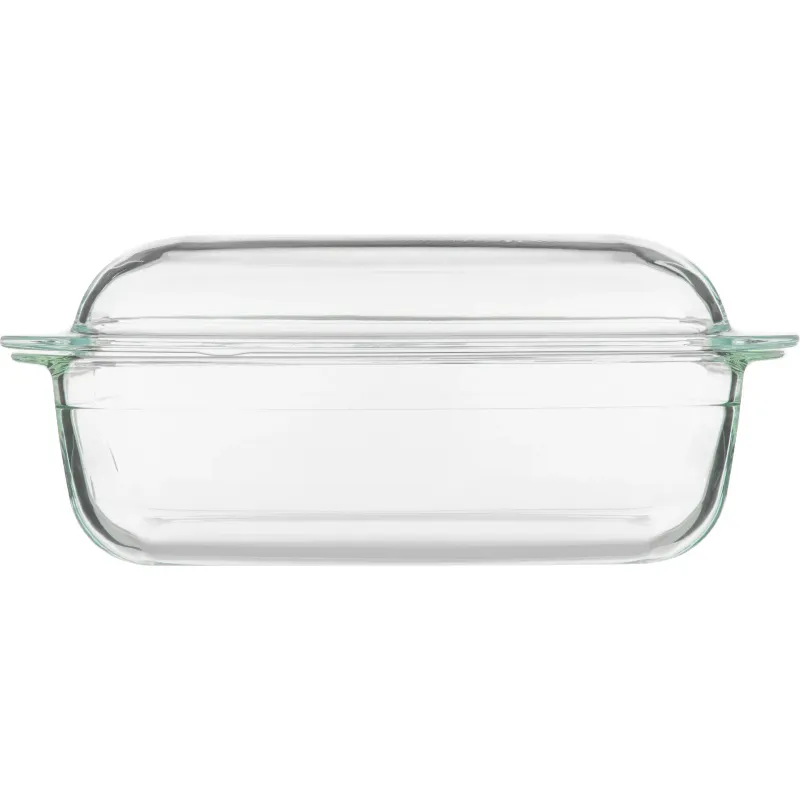 Baking dish with lid Ardesto Black Mars (AR2409BGB), 33 x 19 x 13 cm, Transparent