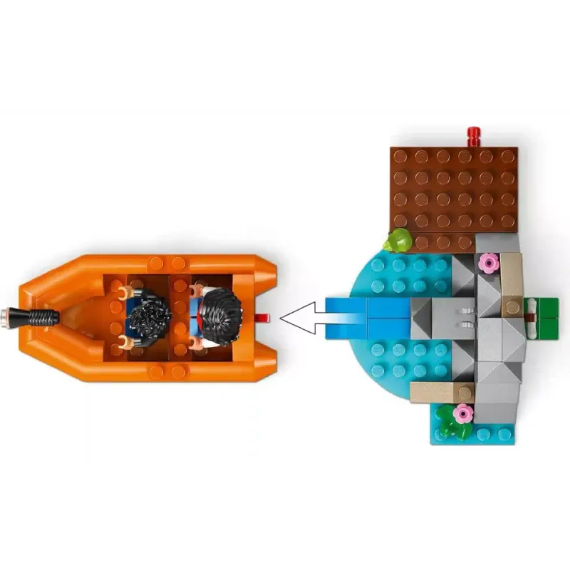 Κατασκευαστής LEGO Jurassic World T. rex River Escape (76975)