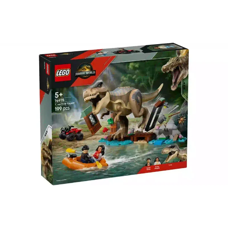 Κατασκευαστής LEGO Jurassic World T. rex River Escape (76975)