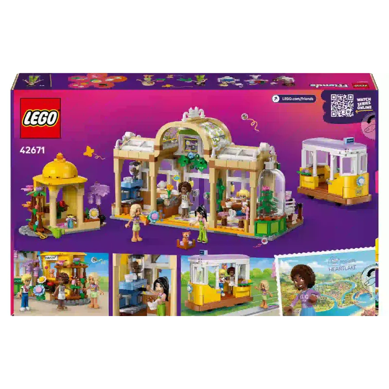 Konstruktőr LEGO Friends Plant Cafe & Flower Shop (42671)
