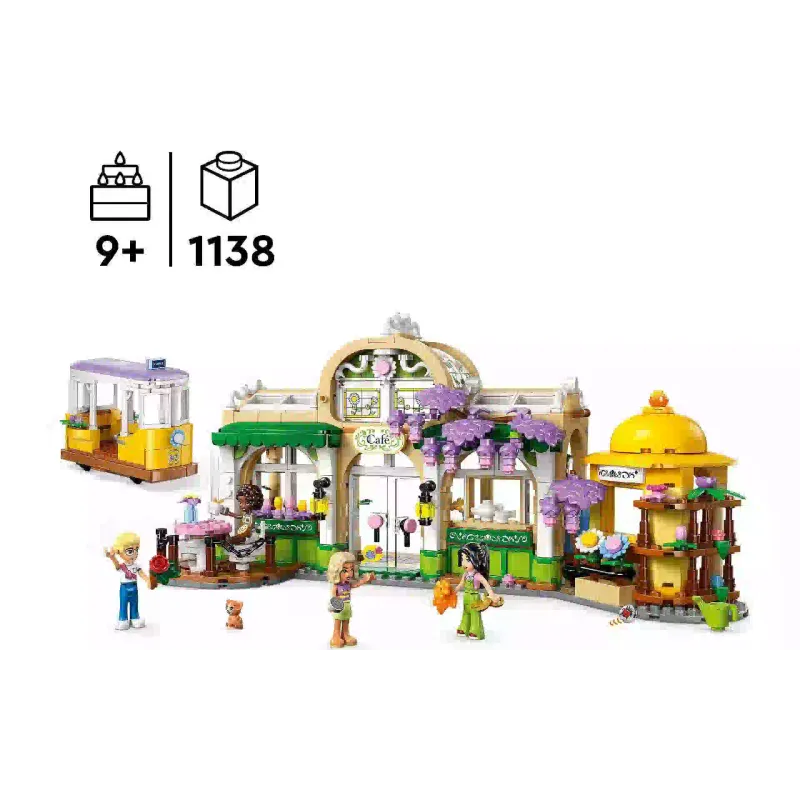 Konstruktőr LEGO Friends Plant Cafe & Flower Shop (42671)