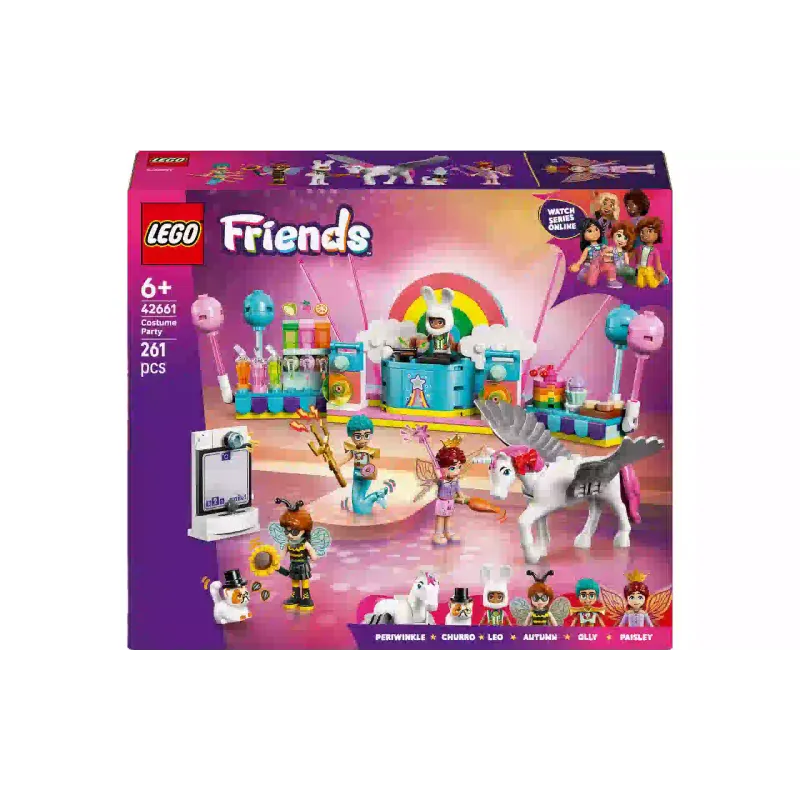 Constructor LEGO Friends Costume Party with Unicorn & Fairy (42661)
