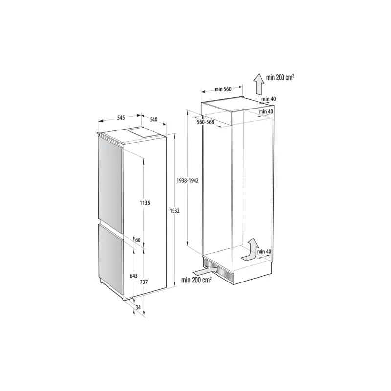 Холодильник Gorenje (NRKI519E41)