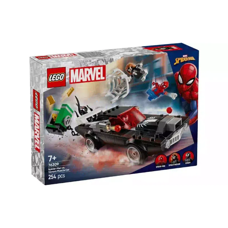 Konstruktor LEGO Super Heroes Marvel Spider-Man vs. Venom Muscle Car (76309)