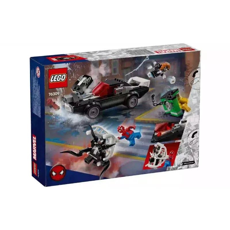 Konstruktor LEGO Super Heroes Marvel Spider-Man vs. Venom Muscle Car (76309)