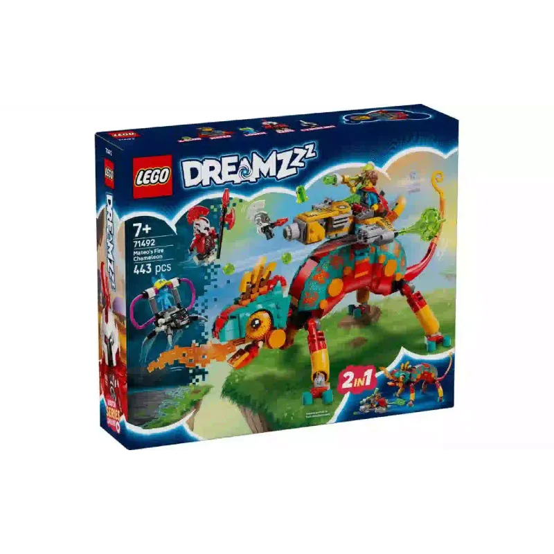 Конструктор LEGO DREAMZzz Mateo's Fire Chameleon (71492)