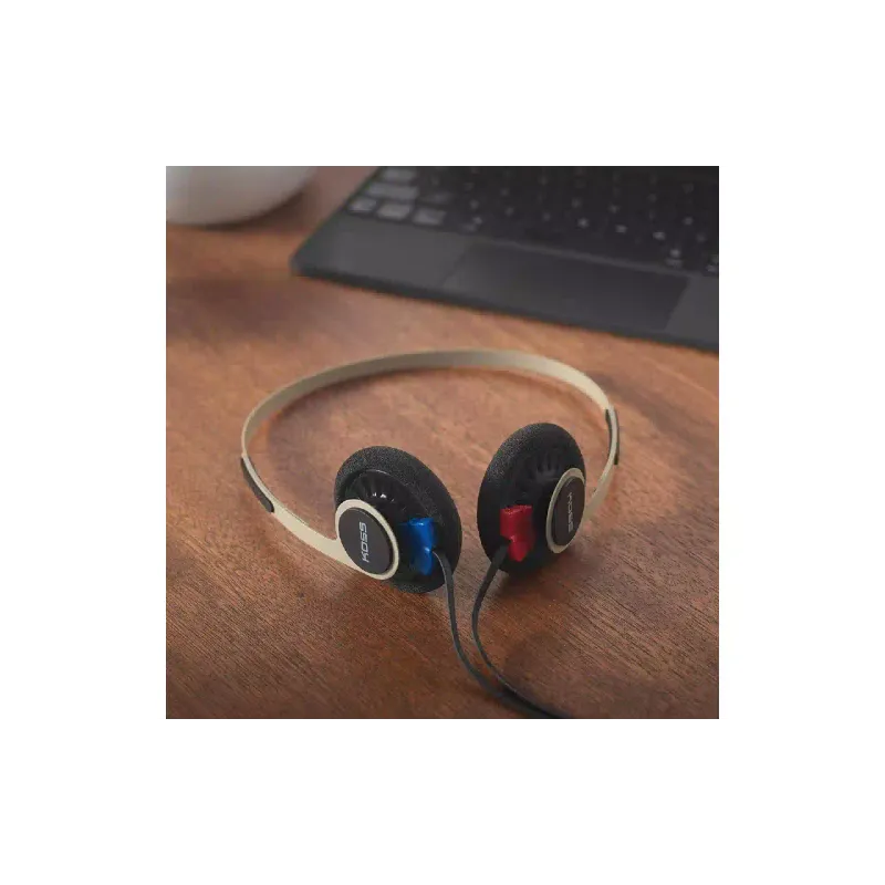 Fones de ouvido supra-auriculares Koss KPH40, Beige (197584.102)