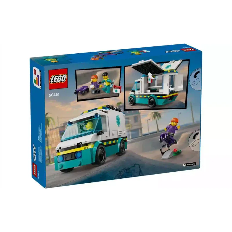 منشئ LEGO City Emergency Ambulance (60451)