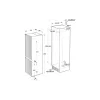 Geladeira embutida Gorenje, White (NRKI519D61WF)