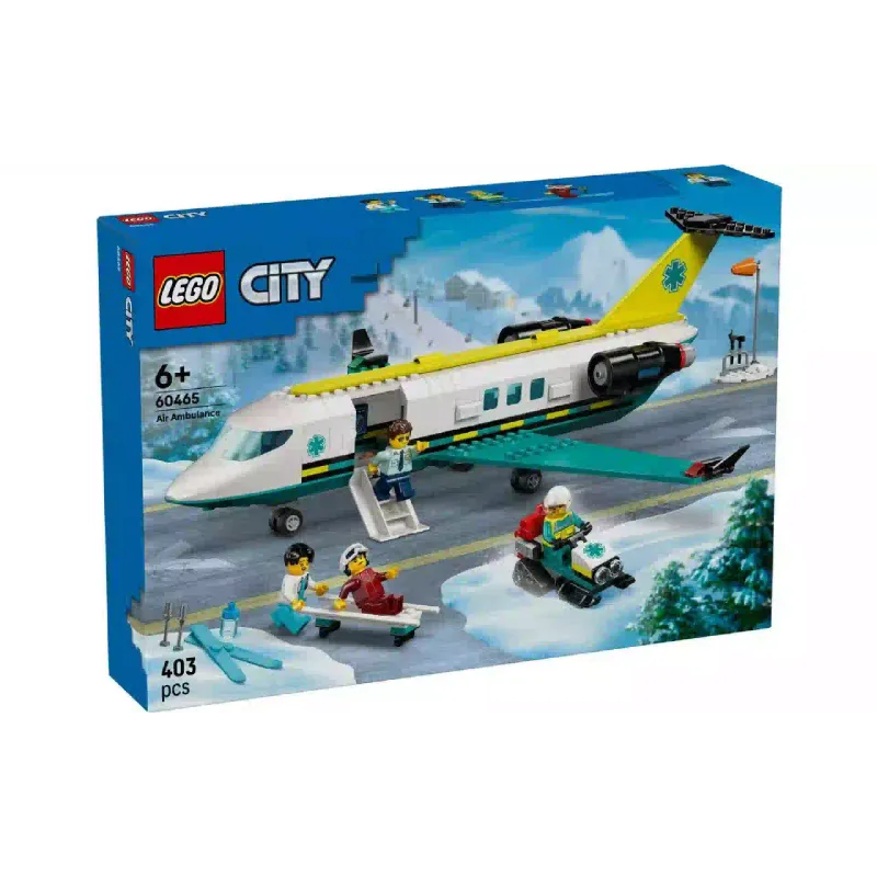 Konstruktőr LEGO City Emergency Air Ambulance Airplane (60465)