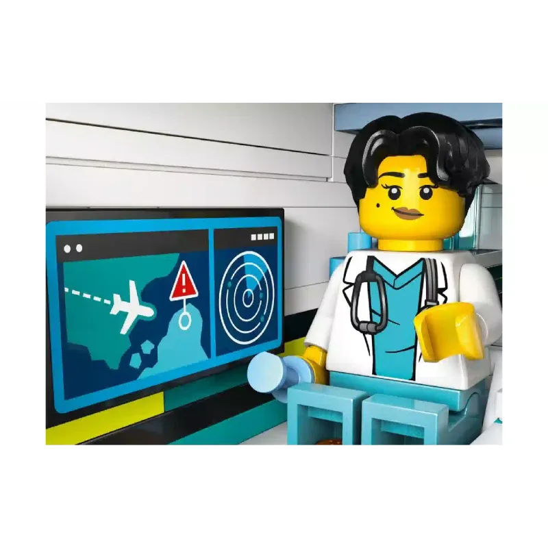 Konstruktőr LEGO City Emergency Air Ambulance Airplane (60465)