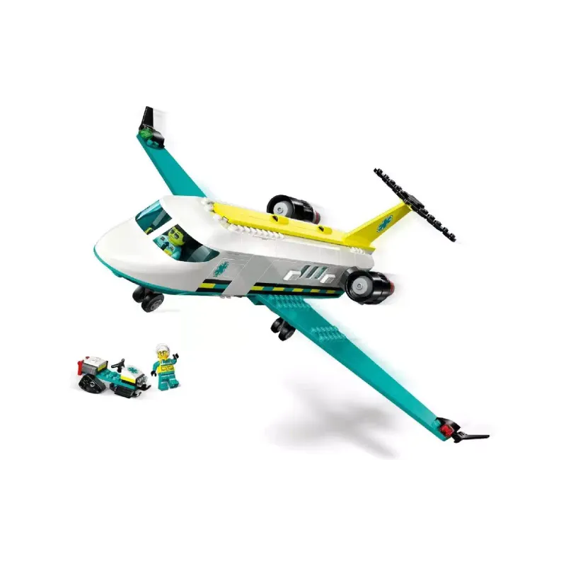 Konstruktőr LEGO City Emergency Air Ambulance Airplane (60465)