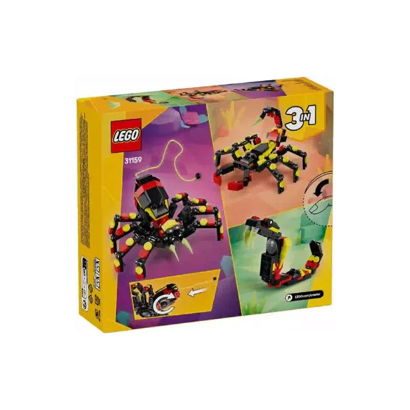 Konstruktor LEGO Creator 3-in-1 Wild Animals: Surprising Spider (31159)