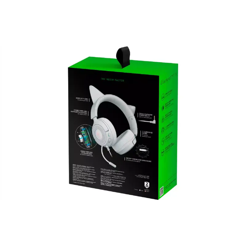 Ακουστικά Razer Kraken Kitty V3 X, White (RZ04-05350300-R3M1)