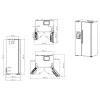 Хладилник Beko, Stainless steel (GN163140SN)