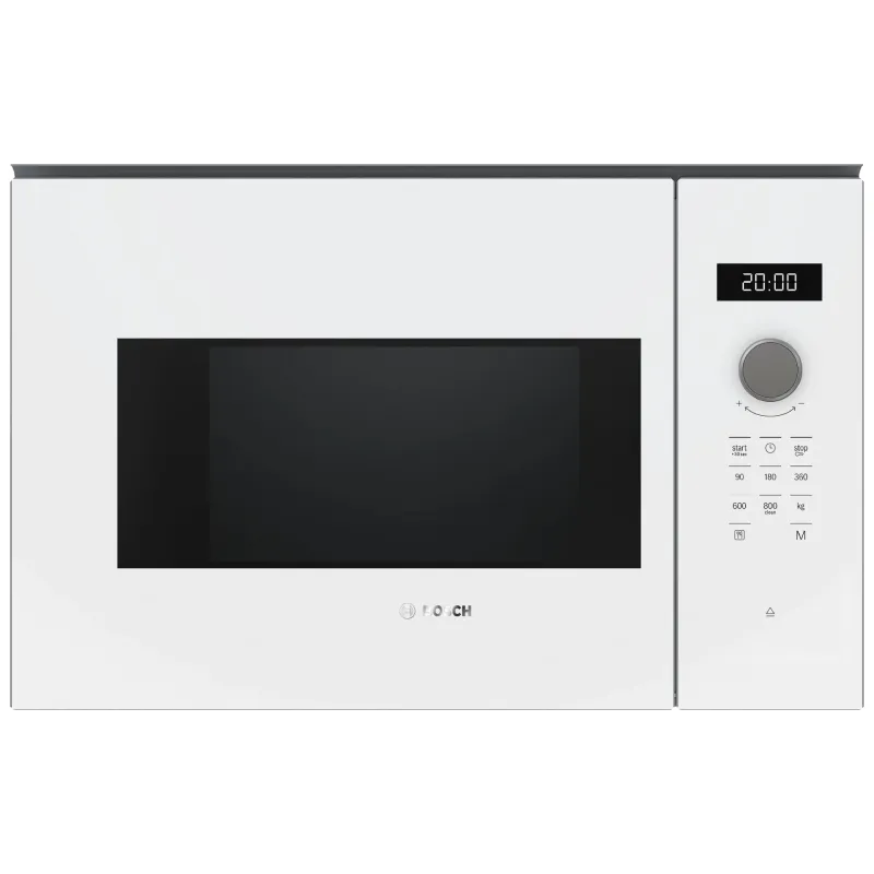 Built-in microwave oven Bosch (BFL524MW2), 20 l, 800 W, White