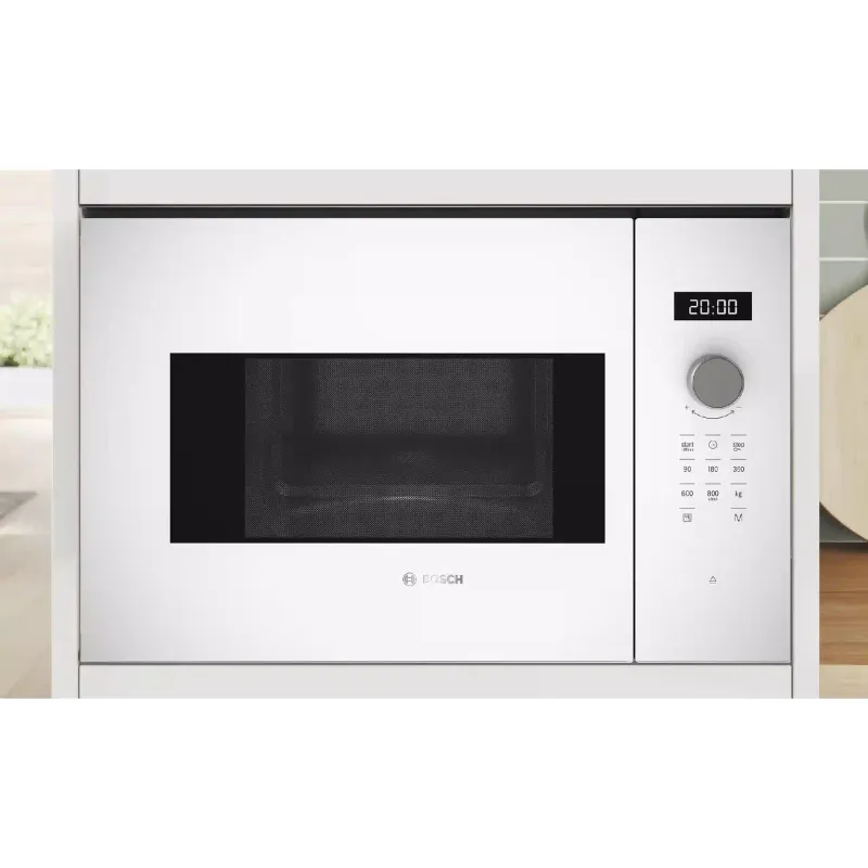 Built-in microwave oven Bosch (BFL524MW2), 20 l, 800 W, White