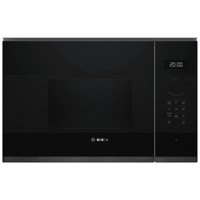 Built-in microwave oven Bosch (BFL524MH2), 20 l, 800 W, Black/Stainless steel
