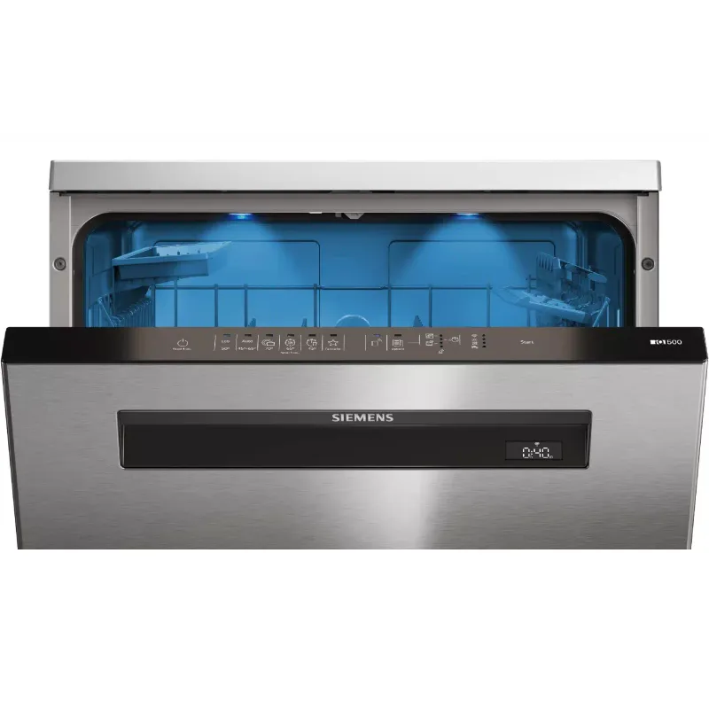 Посудомийна машина Siemens (SN15EI00KT), 60 см, 13 комплектів, Stainless steel