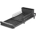 Dish drying rack with stand Ardesto Minimalism (ARHK4103GS), 46.5 x 19.5 x 9.5 cm