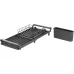 Dish drying rack with stand Ardesto Minimalism (ARHK4103GS), 46.5 x 19.5 x 9.5 cm