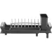 Dish drying rack with stand Ardesto Minimalism (ARHK4103GS), 46.5 x 19.5 x 9.5 cm