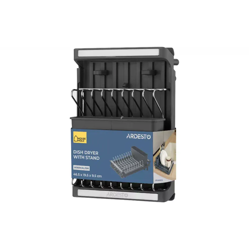 Stojalo za sušenje posode s stojalom Ardesto Minimalism (ARHK4103GS)