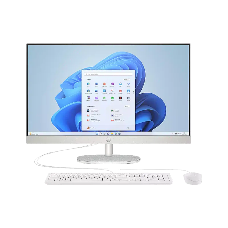 Számítógép HP All-in-One 27-cr1006ua, Shell White (D3SB5EA)