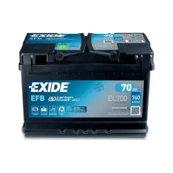 Batterie Exide Start-Stop 12 V 70 A·h 760 A (EL700)