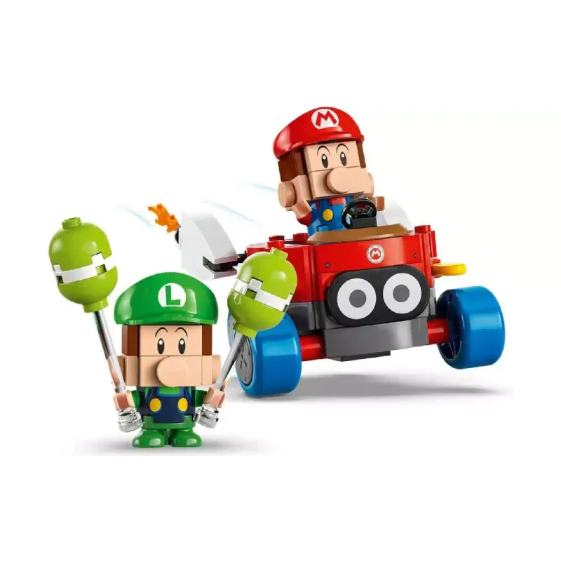 Konstruktor LEGO Super Mario Mario Kart Baby Mario vs. Baby Luigi (72034)