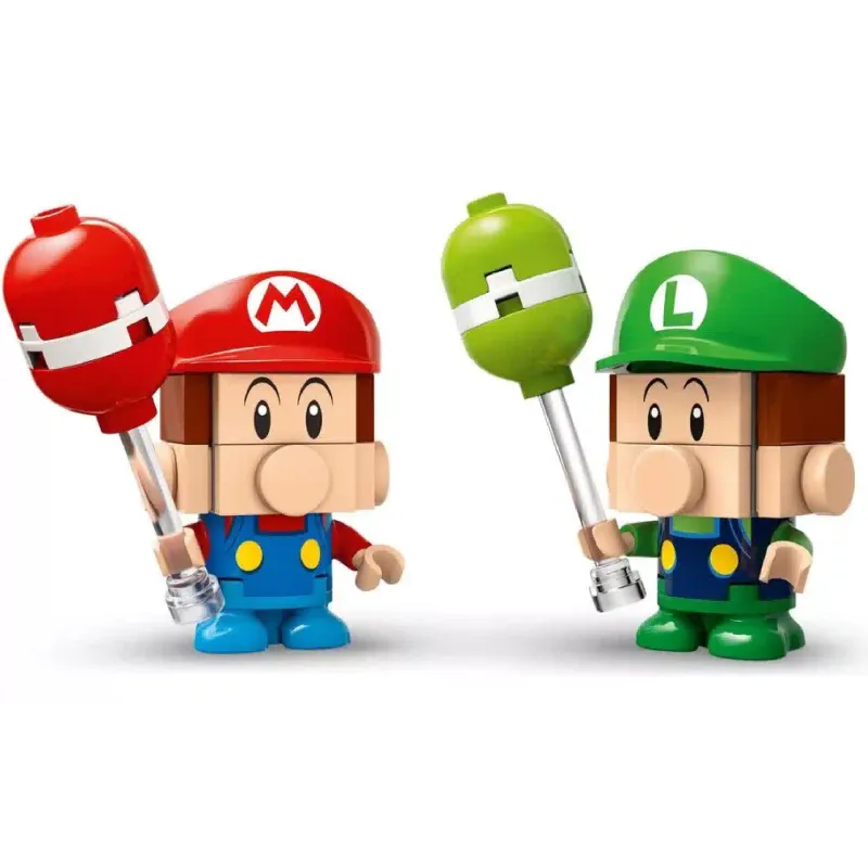 Konstruktor LEGO Super Mario Mario Kart Baby Mario vs. Baby Luigi (72034)