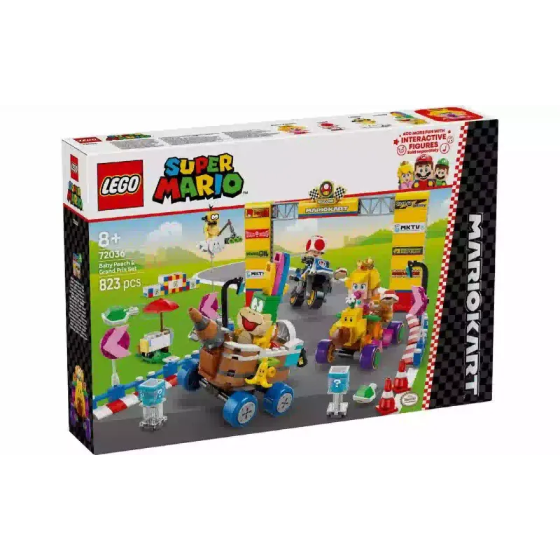 Конструктор LEGO Super Mario Mario Kart Baby Peach & Grand Prix Set (72036)