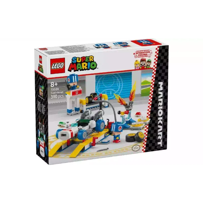 Konstruktor LEGO Super Mario Mario Kart Toad's Garage (72035)