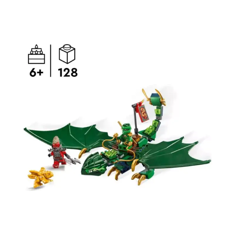 Construtor LEGO NINJAGO Lloyd's Green Forest Dragon (71829)