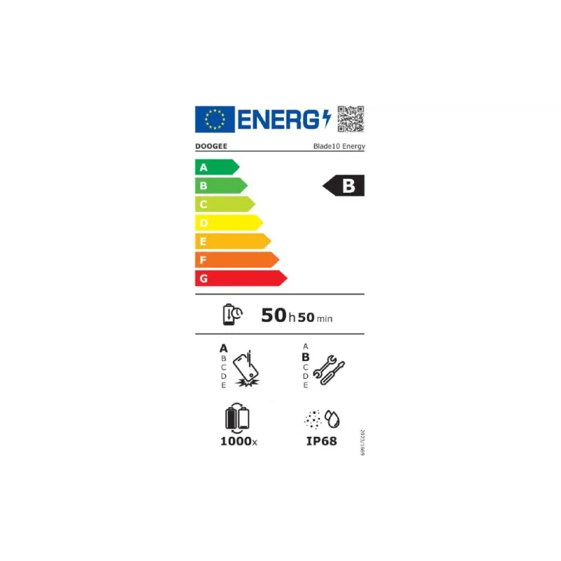 Smartphone Doogee Blade 10 Energy, Red/Blue (6923740271315)