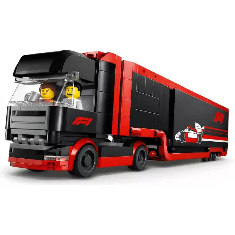 Construtor LEGO City F1 Truck with RB20 & AMR24 F1 Cars (60445)