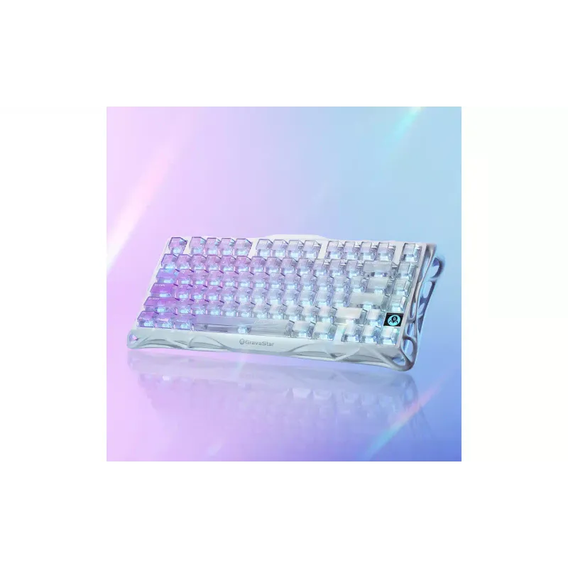 Клавиатура механическая GravaStar Mercury K1 Lite (GSK1LITE_XTAL_AUROA)