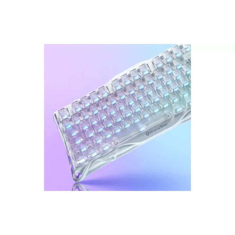 Клавиатура механическая GravaStar Mercury K1 Lite (GSK1LITE_XTAL_AUROA)