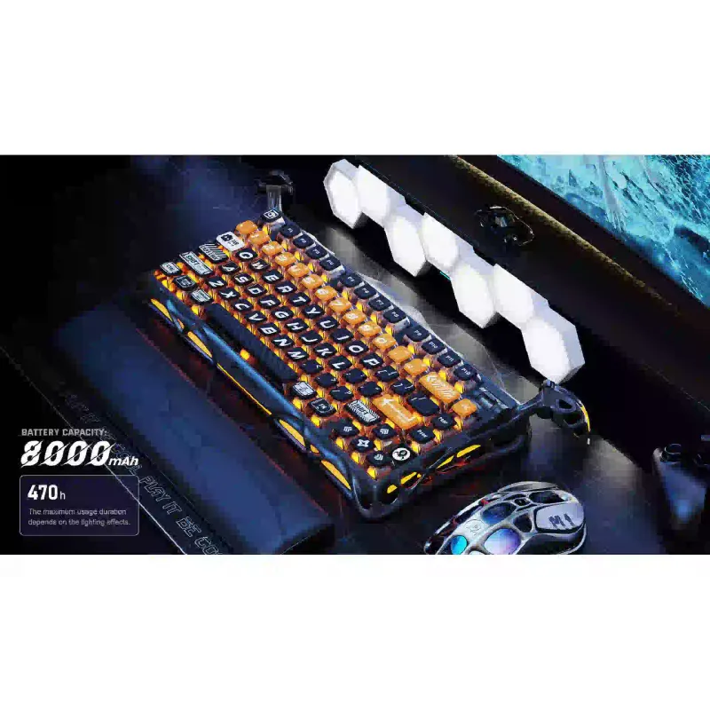 Клавіатура механічна GravaStar Mercury K1 Pro (GSK1PRO_BO_BLK)