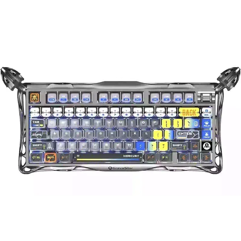 Клавіатура механічна GravaStar Mercury K1 Pro (GSK1PRO_S_CGRY)