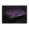 Клавіатура механічна GravaStar Mercury K1 Lite (GSV75LITE_XTAL_BLK), Transparent Black